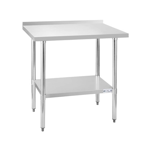 Hally stainless steel table - steel, 24