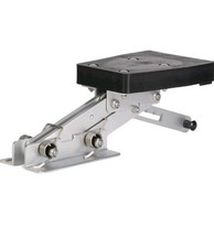 Stainless Steel Outboard Motor Bracket Boat, Max 10hp/30kg + FREE Safety Cable