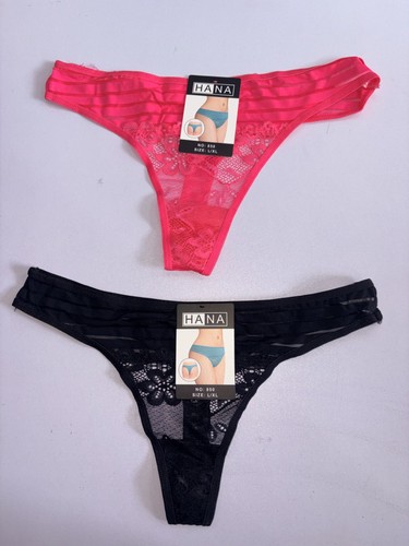 Pink and black hana - x, lace