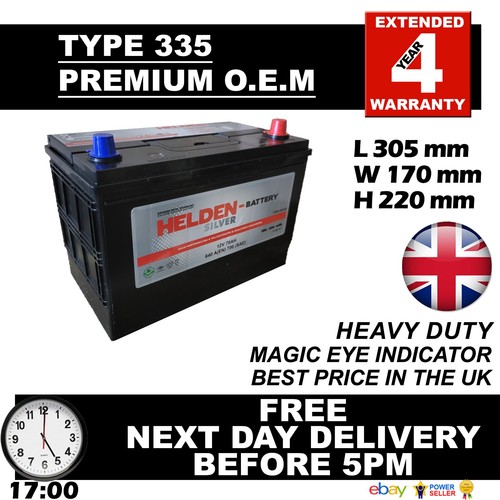 249 lion 335 car battery - 335,