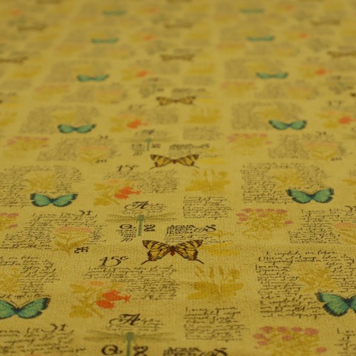 Butterfly script upholstery - butterfly,