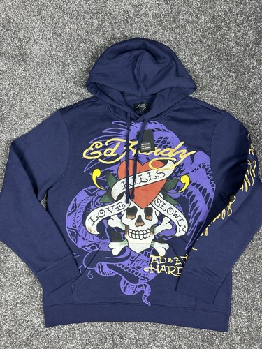 Hardy men hoodie size l - men's,