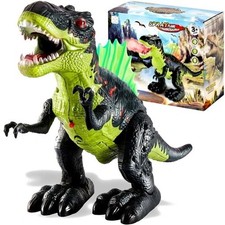 RC Dinosaur Electric Toy With Remote Control Kids RC Animal Toys LED Light Up