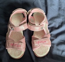 Girls sandals size 1 from TK Maxx beach summer holiday shoes Pink