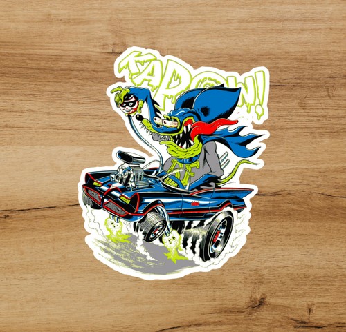 Rat fink mouse kapow batman - fink,