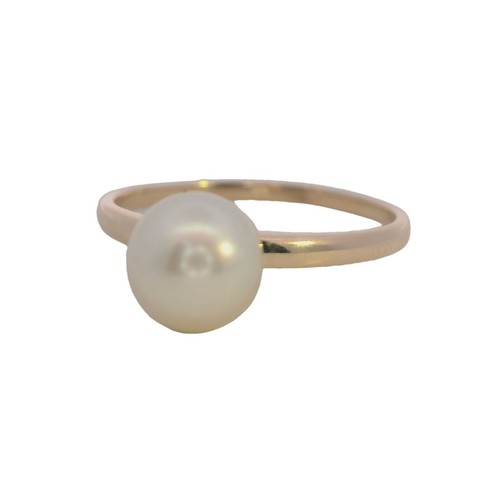 Mikimoto 14k yellow gold pearl - yellow,
