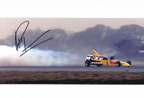 Richard noble hand signed 12x8 - hand,