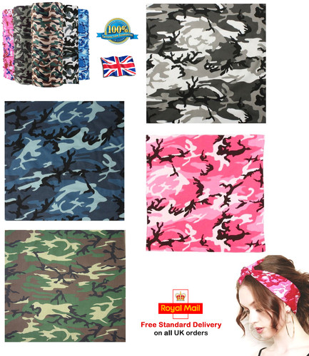 Camo bandana army bandanna - camo,