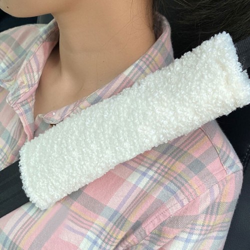 2pcs simulated sheepskin car - ,