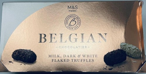 Belgian flake chocolate - m&s,