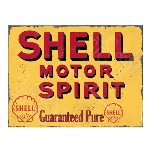 Metal tin sign - sign, cave