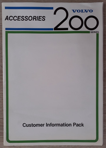 Volvo 200 series accessories - volvo,