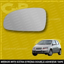 For Chevrolet Daewoo Kalos wing mirror glass 02-08 Left Passenger side Spherical