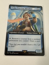 O'aka, Traveling Merchant (Extended Art) ✅ Final Fantasy ✅ Magic (mtg)