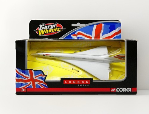 Corgi wheelz concorde british - concorde,