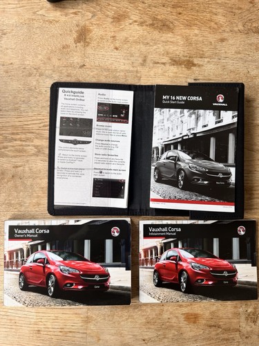 Vauxhall corsa owners manual - vauxhall,