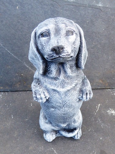 Stone garden ornament cute - stone,