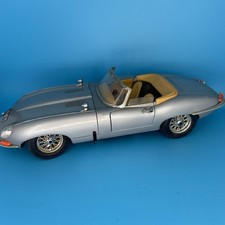 Burago 1:18 Scale Jaguar E-Type (1961) Silver Unboxed
