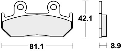 Sbs brake pads - pads, honda