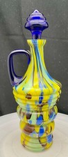 Vtg mcm art glass - vtg, swirl