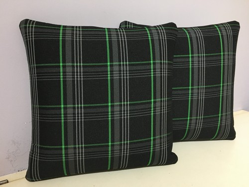 Green gti tartan pillow - vw, 2