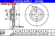 X2 PCS FRONT BRAKE DISC ROTOS