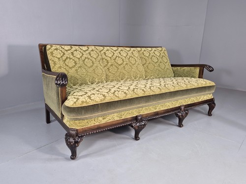 Antique seater sofa 1920s - 3,