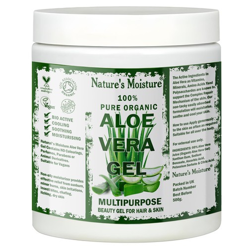 100 pure organic - organic, aloe