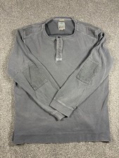 Fat Face Mens Grey Waffle Knit