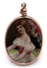 Antique, 9ct Rose Gold, Double
