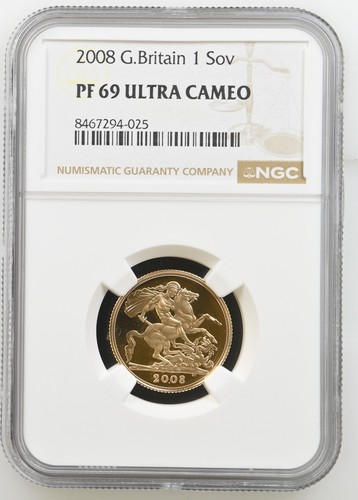 2008 gold proof sovereign - 2008,