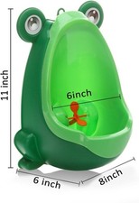 Kid Baby Potty Toilet Training Urinal Boys Pee Trainer Cute Frog Shaped Bathroom
