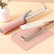 PREMIUM HEAT RESISTANT SILICONE MAT/POUCH FOR HAIR STRAIGHTENERS & CURLING IRONS