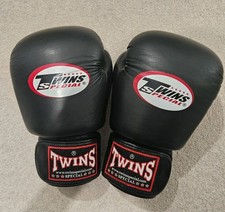 Twins BGVL3 Black Leather Muay