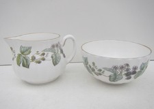 Royal Worcester Fine Bone China Lavinia Sugar Bowl & Milk Jug
