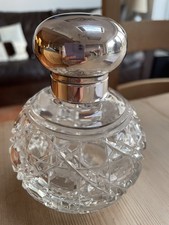 1904  Edwardian vintage silver perfume bottle