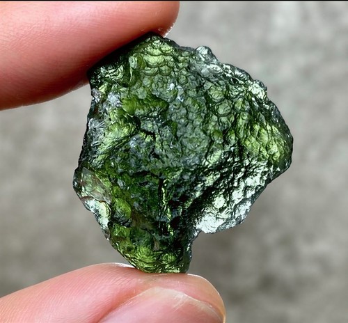 Genuine moldavite specimen - genuine,