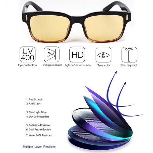 Anti glare blue - blue, blocking