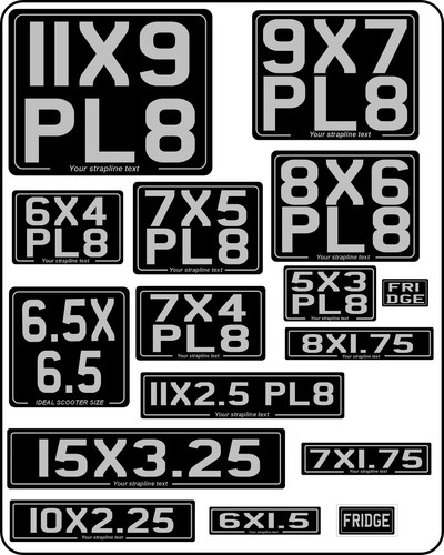 Aluminium plate classic - plate,