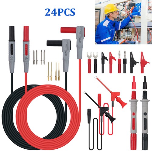 24pcs multimeter test lead - 24pcs, for