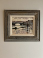 Whitby After The Rain Oil On