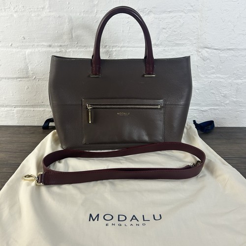 Modalu gray purple - modalu, leather