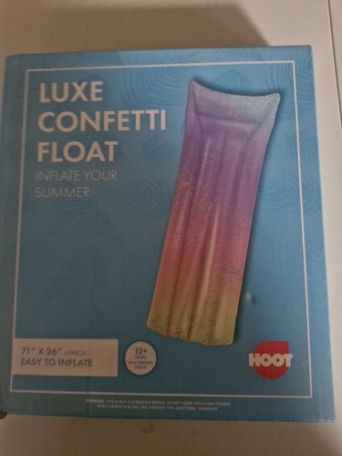 Luxe confetti float lounger - luxe,