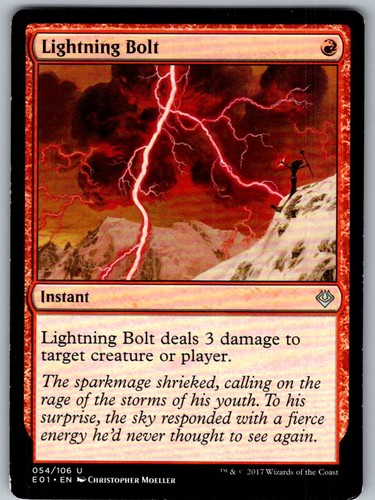 Mtg lightning bolt - -,
