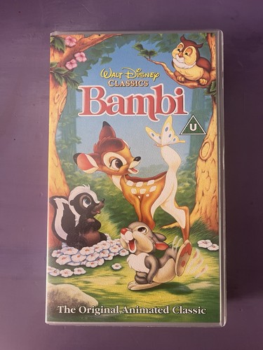 Bambi vhs home video - uk,