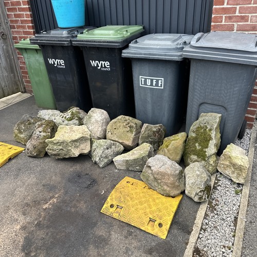 Rockery stones boulders - stones,