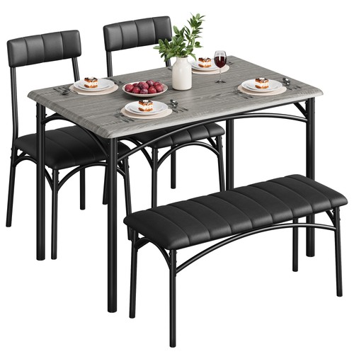 Softly padded dining table - 1+3,