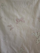 Girls/Nursery pencil pleat Pale Pink butterfly curtains 72"drop