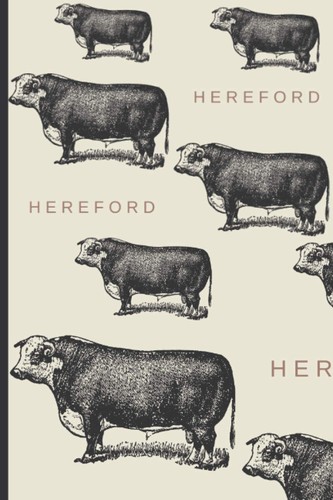 Hereford cow notebook - hereford,