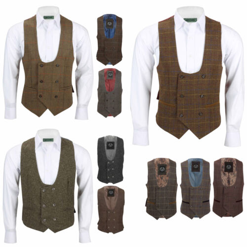 Mens double breasted waistcoat - mens,